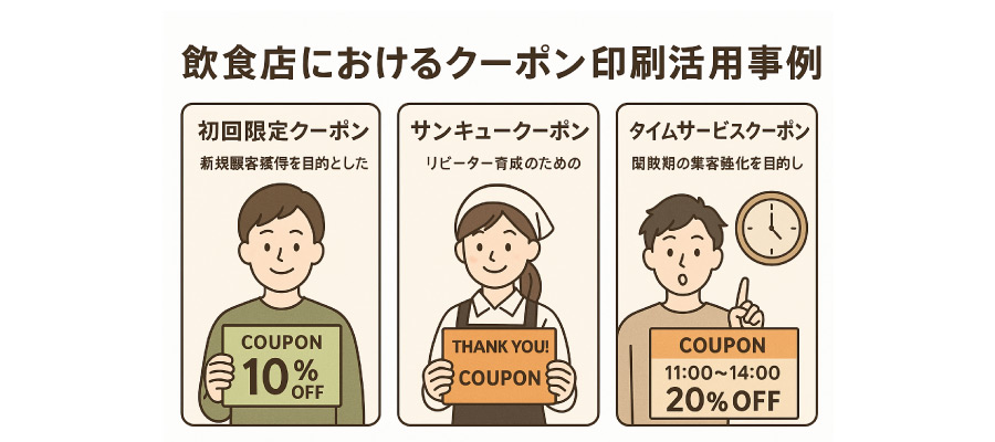 クーポン印刷活用事例