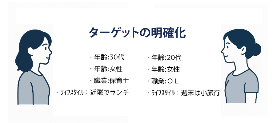 理想客像(ターゲット)の明確化